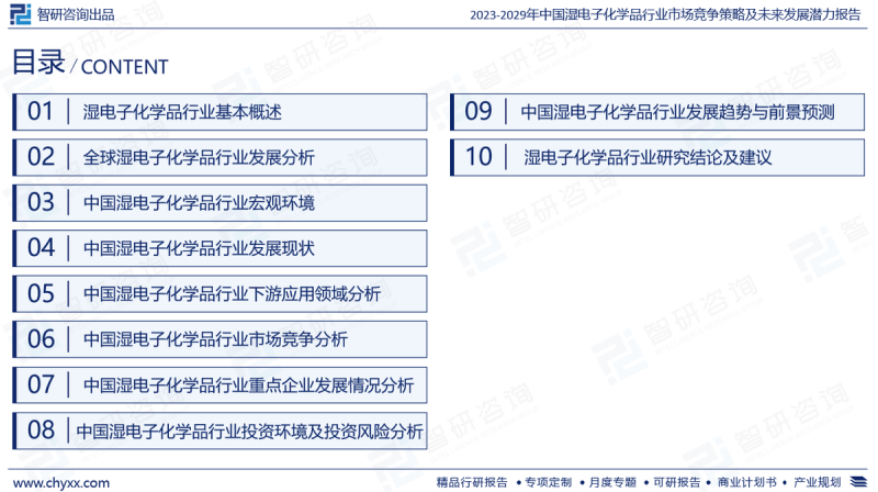2023版中国湿电子化学品行业市场分析研究报告