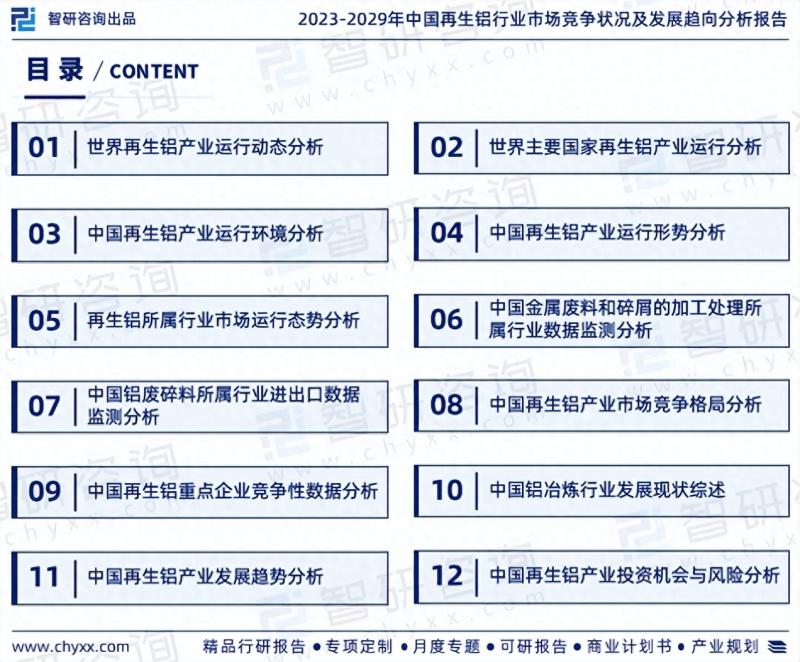 中国再生铝行业市场研究报告（2023版）
