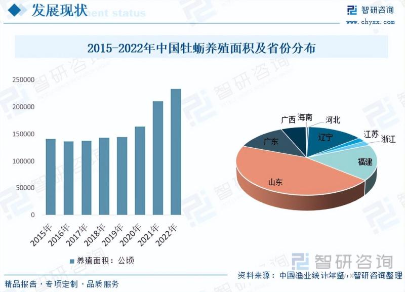 2023年中国牡蛎产业供需及进出口现状：养殖面积和产量大幅度增长